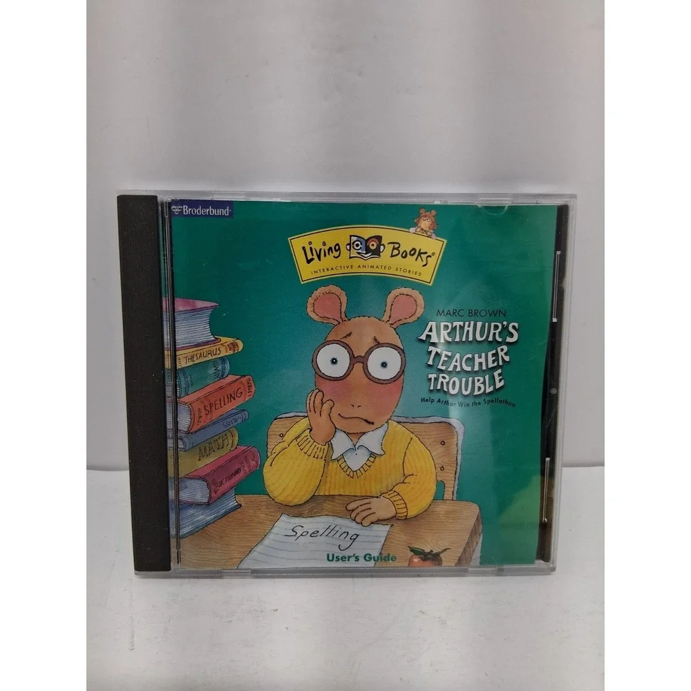 Living Books Arthurs Teacher Trouble by Marc Brown PC/Mac CD-ROM Windows 95/3.1